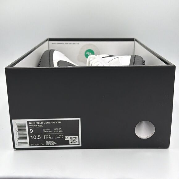 Nike Field General S&T White Black IF1738-100 Men\'s Size 9 Classic Shoes New main image 6